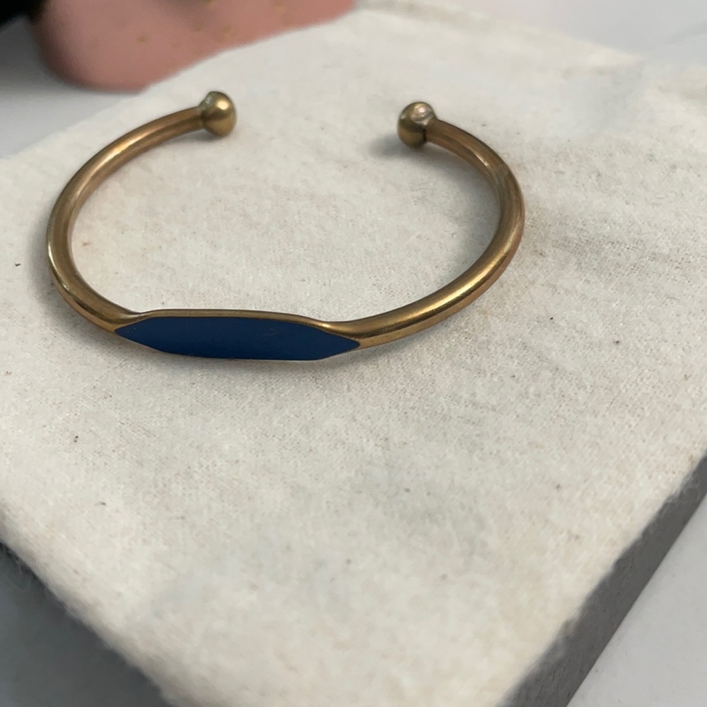 Blue Enamel Anthropologie Bracelet